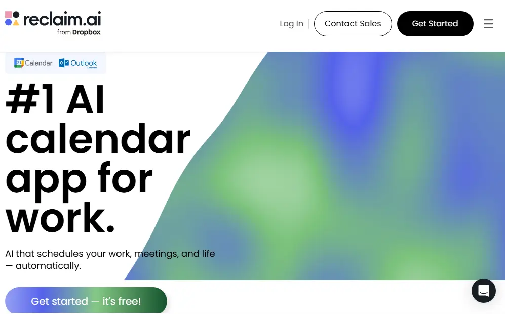 Reclaim AI โ AI-powered calendar optimization for scheduling, focus time, and habits